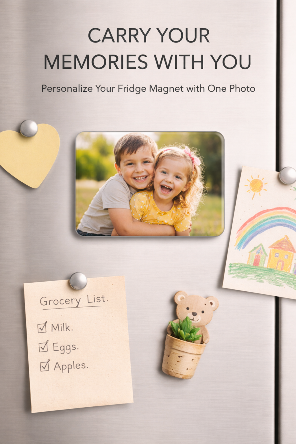 Custom Photo Fridge Magnet