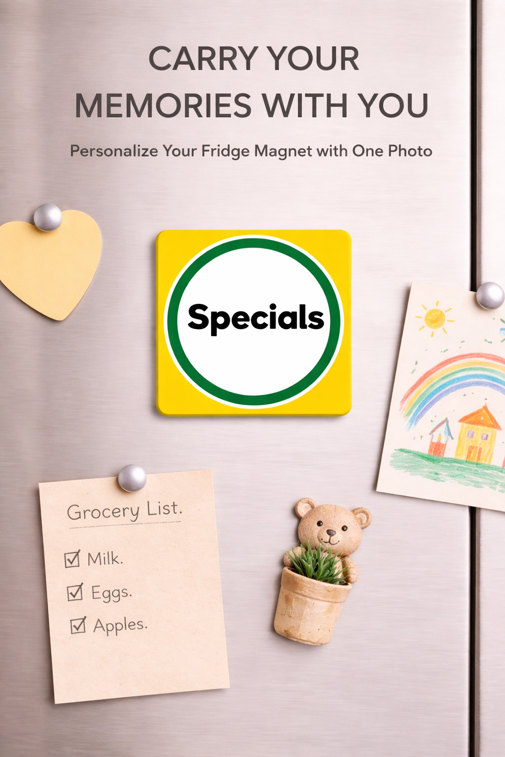 Custom Photo Fridge Magnet